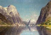 NORMANN Adelsteen Norwegische Fjordlandschaft NORMANN Adelsteen Norwegische Fjordlandschaft