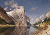 NORMANN Adelsteen Norwegische Fjordlandschaft NORMANN Adelsteen Norwegische Fjordlandschaft