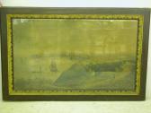 NORRIS CHARLES Panoramic View Of Tenby With Shipping And Figures NORRIS CHARLES Panoramic View Of Tenby With Shipping And Figures