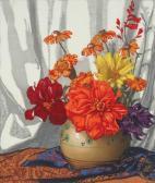 NOSKE Hugo Poppies In A Vase NOSKE Hugo Poppies In A Vase