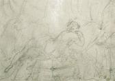NUMA BASSAGET Pierre Suite De Cinq Dessins Au Crayon Noir Pour Les Illustrations De « Les Lionnes De Paris ». NUMA BASSAGET Pierre Suite De Cinq Dessins Au Crayon Noir Pour Les Illustrations De « Les Lionnes De Paris ».