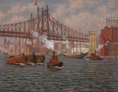 O KELLY Aloysius C. Tugboats In The East River O KELLY Aloysius C. Tugboats In The East River