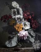 OATES Bennett Summer Flowers With Red Phlox OATES Bennett Summer Flowers With Red Phlox