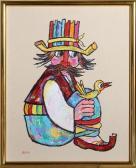 OBICAN Jovan Man With Yellow Bird OBICAN Jovan Man With Yellow Bird