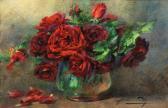 ODIN Blanche Roses Dans Un Vase ODIN Blanche Roses Dans Un Vase