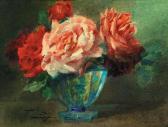 ODIN Blanche Roses Dans Un Vase ODIN Blanche Roses Dans Un Vase