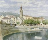 OESCHGER Hermann Ansicht Von Ascona. OESCHGER Hermann Ansicht Von Ascona.
