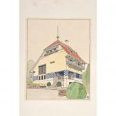 OLBRICH Joseph Maria An Important Original Design For Olbrich's House, Mathildenhöhe, Darmstadt OLBRICH Joseph Maria An Important Original Design For Olbrich's House, Mathildenhöhe, Darmstadt