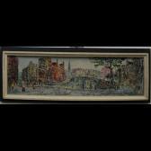 OLDENHAVE Arnoldus A City Canal With Passersby OLDENHAVE Arnoldus A City Canal With Passersby