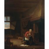 OLIS Jan An Interior With A Mother Feeding Her Child OLIS Jan An Interior With A Mother Feeding Her Child