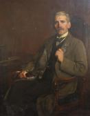 OLIVIER Herbert Arnauld Portrait Of F. W. Pyman OLIVIER Herbert Arnauld Portrait Of F. W. Pyman