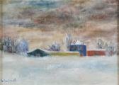 OMICCIOLI Giovanni Blue House On The Snow OMICCIOLI Giovanni Blue House On The Snow