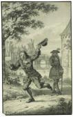 OOSTERHUYS Haatje Pieters A Series Of Twenty Designs For Book Illustrations With Historicalscenes Including Scenes Of War, In Towns, Whaling, Interiors,jungle, Earthquake, And Marine Scenes OOSTERHUYS Haatje Pieters A Series Of Twenty Designs For Book Illustrations With Historicalscenes Including Scenes Of War, In Towns, Whaling, Interiors,jungle, Earthquake, And Marine Scenes