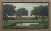 ORDWAY Alfred Landscape With Pond And Valley ORDWAY Alfred Landscape With Pond And Valley