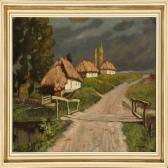 ORLOV Igor Mikhailovich An Ukrainian Village Before The Thunderstorm ORLOV Igor Mikhailovich An Ukrainian Village Before The Thunderstorm