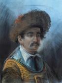 ORLOWSKY Alexander Ossipovich Bildnis Eines Östlichen Kriegers Mit Pelzmütze ORLOWSKY Alexander Ossipovich Bildnis Eines Östlichen Kriegers Mit Pelzmütze