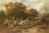 ORTMANS Francois Auguste Landscape Near Fontainebleau ORTMANS Francois Auguste Landscape Near Fontainebleau