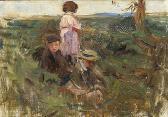 OSBORNE Walter Frederick Children In A Meadow OSBORNE Walter Frederick Children In A Meadow