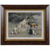 OSTHAUS Edmund Henry Two St. Bernards OSTHAUS Edmund Henry Two St. Bernards