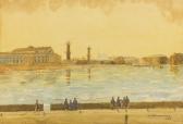OSTROUMOVA-LEBEDEVA Anna Petrovna The Breaking Of Ice On The Neva, Petrograd OSTROUMOVA-LEBEDEVA Anna Petrovna The Breaking Of Ice On The Neva, Petrograd