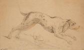 OUDRY Jean-Baptiste A Study Of A Dog OUDRY Jean-Baptiste A Study Of A Dog