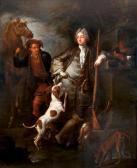 OUDRY Jean-Baptiste Portrait De Monsieur Tarbocher De Beaumont En Chasseur Avec Ses Chiens OUDRY Jean-Baptiste Portrait De Monsieur Tarbocher De Beaumont En Chasseur Avec Ses Chiens