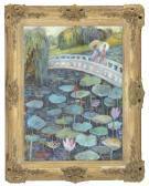 OUIDA George Giverny Garden, In The Style Of Claude Monet OUIDA George Giverny Garden, In The Style Of Claude Monet