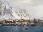 OUREN Karl Winter In Svolvoer Harbour OUREN Karl Winter In Svolvoer Harbour