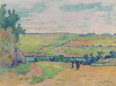 PÉGOT-OGIER Jean-Bertrand "les Pèlerins Le Matin. Pardon De La Pitié". PÉGOT-OGIER Jean-Bertrand "les Pèlerins Le Matin. Pardon De La Pitié".