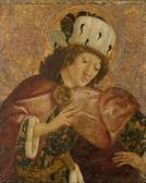PACHER Michael Portrait Of A Saint. PACHER Michael Portrait Of A Saint.