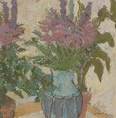 PACKARD CYNTHIA Still Life In Greens And Purples PACKARD CYNTHIA Still Life In Greens And Purples