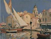 PAGES Jules Eugene Boats At St. Tropez PAGES Jules Eugene Boats At St. Tropez