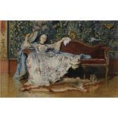 PAGLIANO Eleuterio A Reclining Lady With A Fan PAGLIANO Eleuterio A Reclining Lady With A Fan