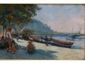 PAILLARD Henri Pierre Barques À Cassis PAILLARD Henri Pierre Barques À Cassis