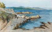 PAILLARD Henri Pierre Vue De La Baie De Saint-tropez Vers La Pointe Des Sardineaux PAILLARD Henri Pierre Vue De La Baie De Saint-tropez Vers La Pointe Des Sardineaux