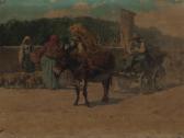 PAJETTA Pietro Farmer On Donkey Cart PAJETTA Pietro Farmer On Donkey Cart