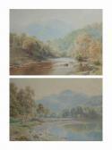 PALMER Harry Sutton Veiled Sunshine, The Pass Of The Trossachs; And The Silver Strand, Loch Katrine PALMER Harry Sutton Veiled Sunshine, The Pass Of The Trossachs; And The Silver Strand, Loch Katrine