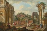PANINI Giovanni Paolo Capriccio Di Rovine Con L\’arco Di Costantino PANINI Giovanni Paolo Capriccio Di Rovine Con L\’arco Di Costantino