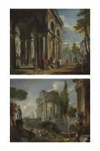 PANINI Giovanni Paolo Capriccio Of A Classical Loggia PANINI Giovanni Paolo Capriccio Of A Classical Loggia