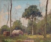 PAPE Jean Constant Bûcherons En Forêt De Clamart PAPE Jean Constant Bûcherons En Forêt De Clamart