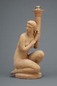 PARAYRE Henry Femme Nue Assise Tenant Une Corne D'abondance PARAYRE Henry Femme Nue Assise Tenant Une Corne D'abondance