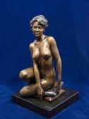 PARDELL Christopher Kneeling Nude On Cushions PARDELL Christopher Kneeling Nude On Cushions