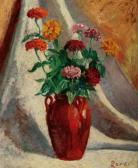 PARDI Justin Anthony Justin A. Pardi . Bouquet Of Zinnias PARDI Justin Anthony Justin A. Pardi . Bouquet Of Zinnias