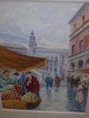 PARINI Julian Bautista The Market Place Near The Rialto Bridge PARINI Julian Bautista The Market Place Near The Rialto Bridge