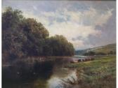 PARKER Henry Hillier Sleeping Waters On The Banks Of The Thames PARKER Henry Hillier Sleeping Waters On The Banks Of The Thames