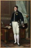 PARRA Miguel Portrait En Pied De Don Antonio Saiz Safra, Intendant Des Armées Espagnoles PARRA Miguel Portrait En Pied De Don Antonio Saiz Safra, Intendant Des Armées Espagnoles