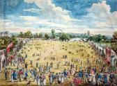 PARRIS Edmund Thomas A Country Fair With Sideshows And Figures Making Merry PARRIS Edmund Thomas A Country Fair With Sideshows And Figures Making Merry