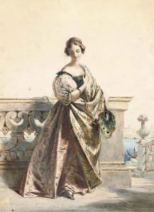 Edmund Thomas Parris - A Venetian Lady