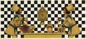 PARRISH Frederick The Chefs At The Table: Heading For The Knave Of Hearts PARRISH Frederick The Chefs At The Table: Heading For The Knave Of Hearts