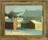 PARRISH Maxfield Frederick Homestead In Winter PARRISH Maxfield Frederick Homestead In Winter
